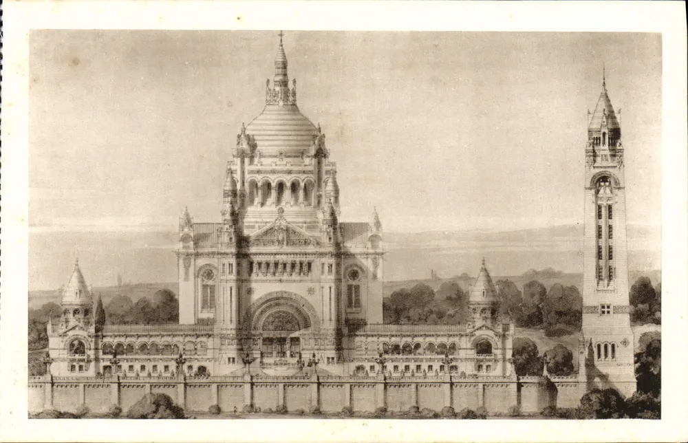 Die Basilika von Lisieux — Allgemeiner Blick auf das Projekt — Dräger-Paris - Vorderseite