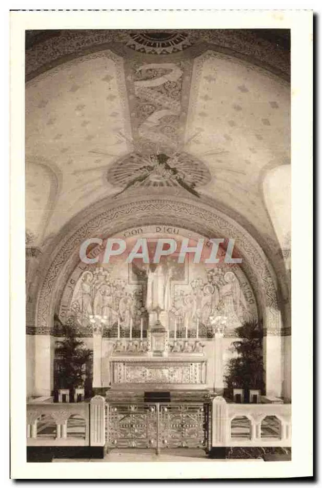 Die Basilika von Lisieux — Die Krypta und Mosaik — Drager-Paris - Vorderseite