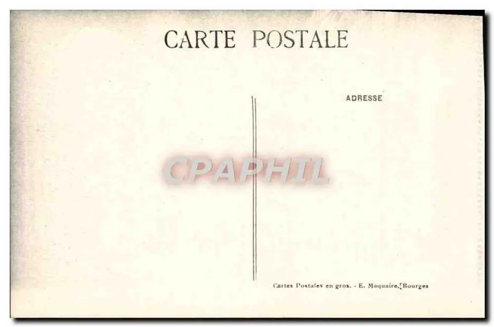 Bourges — Interior da Catedral — Paraíso do Coro, lado Sul — E. Maquaire, n°289 - Verso