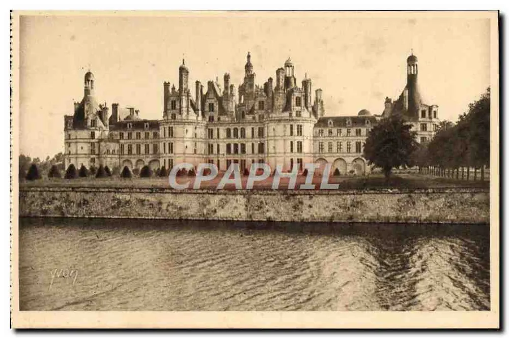 Schloss Chambord — Nordfassade — Edition YVON - Vorderseite
