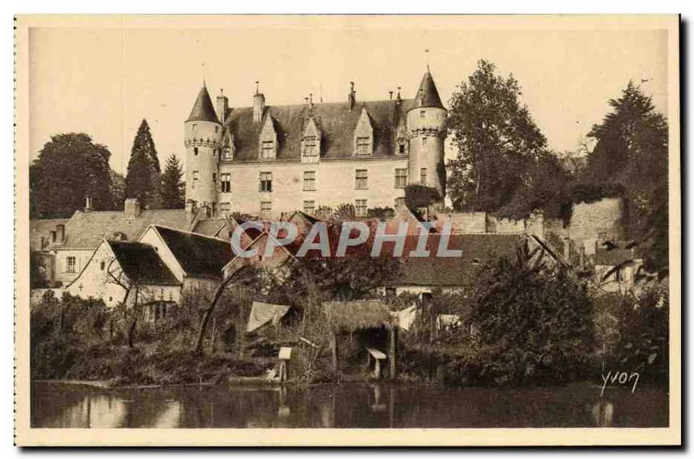 Schloss Montrésor — Loire — Kunstausgabe YVON - Vorderseite