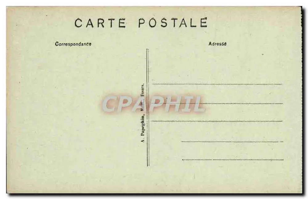 Chinon (Indre-et-Loire) — O Castelo e o Rio Vienne — A. P. - Verso
