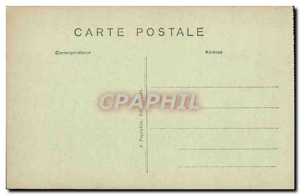 Chinon (Indre-et-Loire) — A Estátua de Rabelais — A.P. - Verso