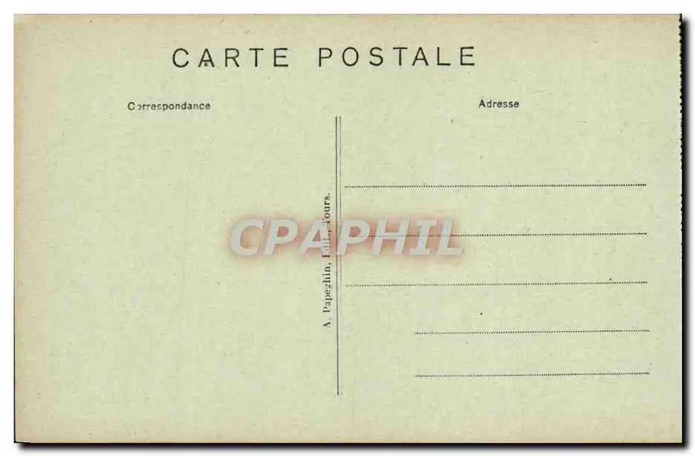 Chinon (Indre-et-Loire) — O Castelo, Porta de Entrada (Leste) — A. P. - Verso