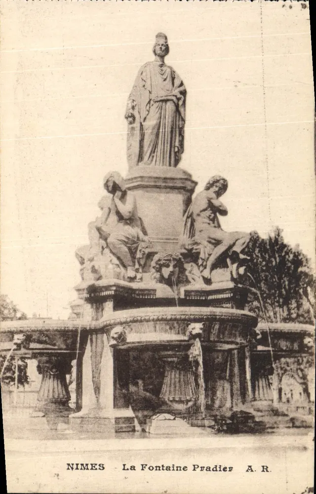 Nîmes - A Fontaine Pradier — A.R. n°79 - Frente