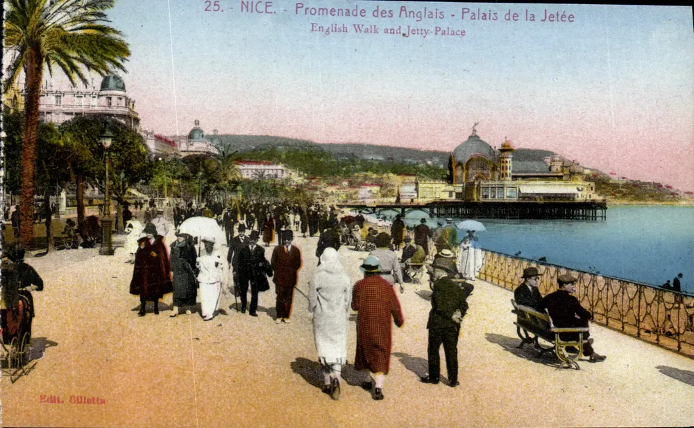 Nice - Promenade des Anglais - Palais de la Jetée — Edit. Gilletta, Nr. 25 - Vorderseite
