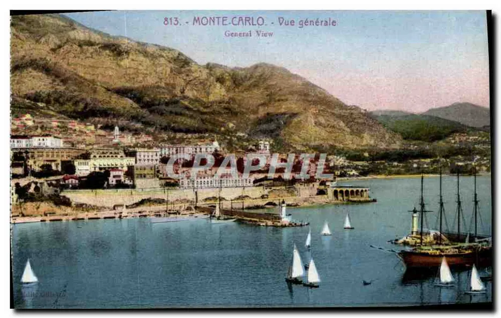 Monte-Carlo — Vista geral — J. Gilletta e Cie, Nice - Frente