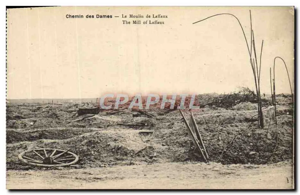 Chemin des Dames — Le Moulin de Laffaux — B. Nougard & H. Lataste, Sèvres - Vorderseite