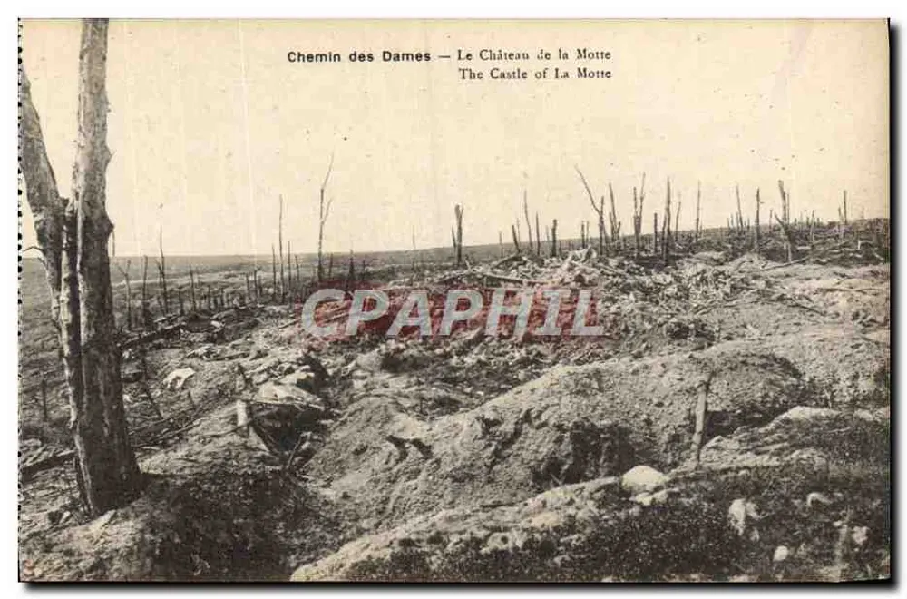 Chemin des Dames — Schloss La Motte — Verlag unbekannt - Vorderseite