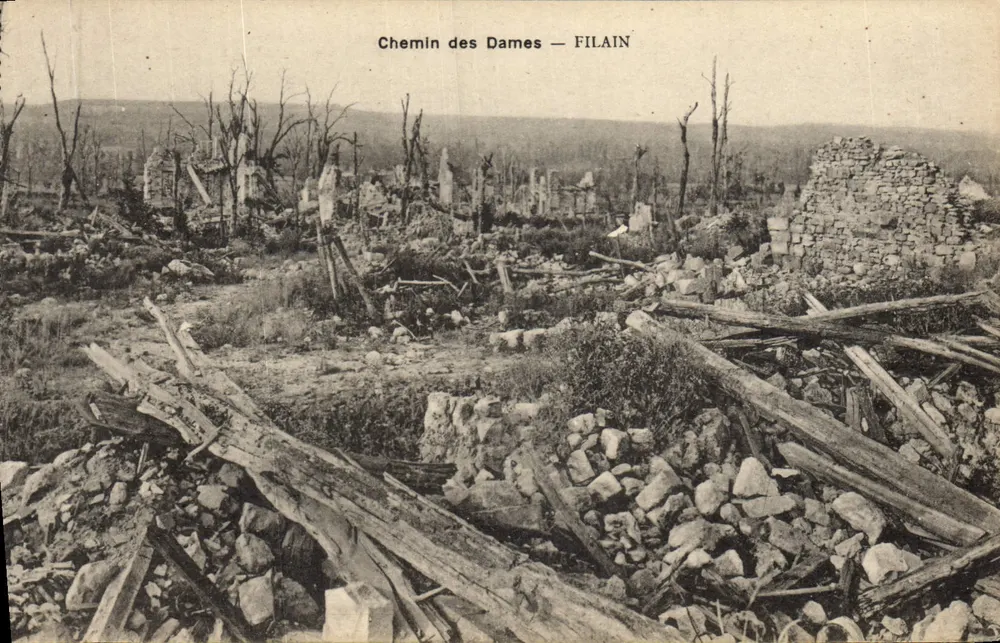 Chemin des Dames — FILAIN — Norpale en H. Lebrat - Voorkant