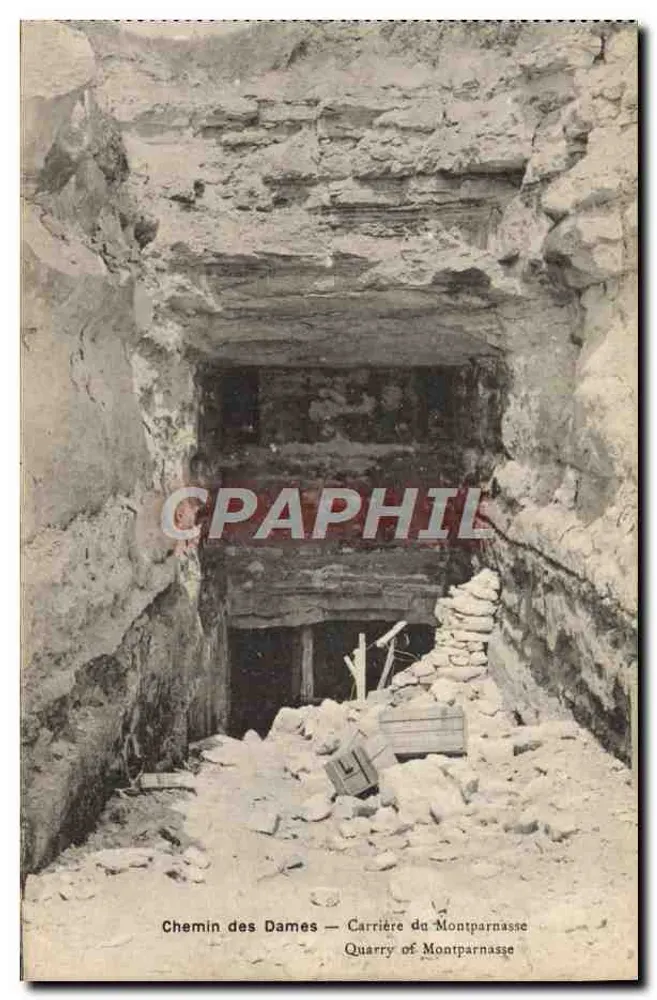 Chemin der Damen — Steinbruch Montparnasse — B. Nungaride et W. Fillion, Sèlennes - Vorderseite