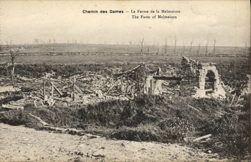 Chemin des Dames — Die Farm von Malmaison — B. Nougard de et H. Lernaut, Caumont - Vorderseite