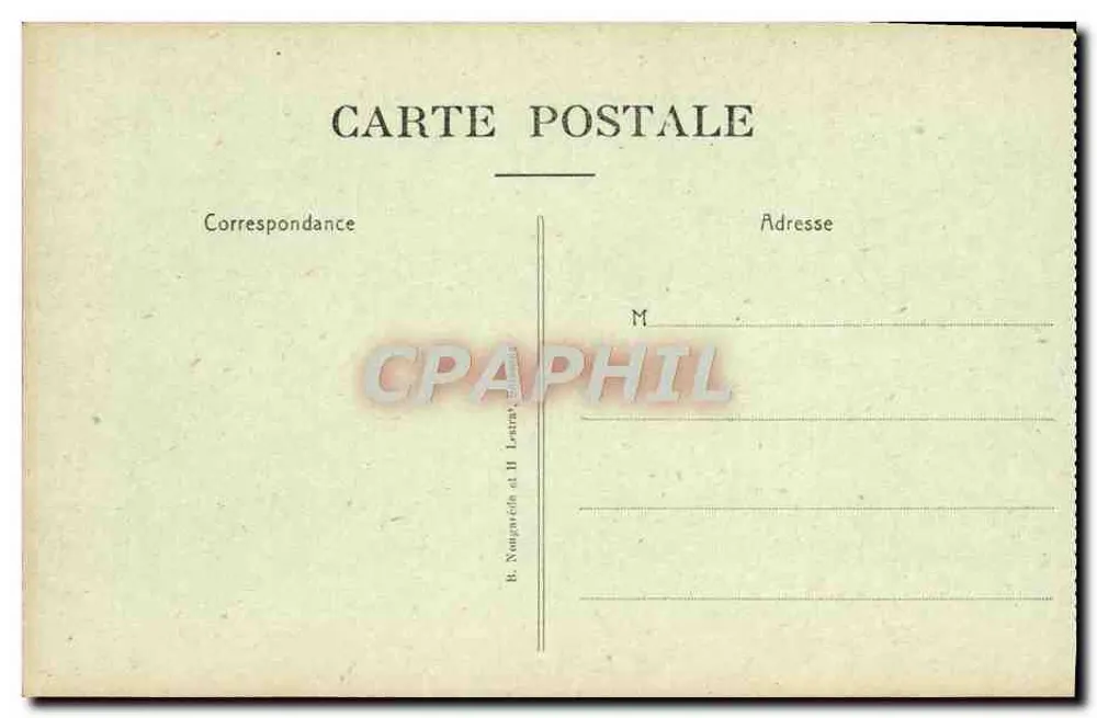 Vauxaillon et le Mont des Singes — ruines et paysage — B. Nongarède et H. Lautin - Verso