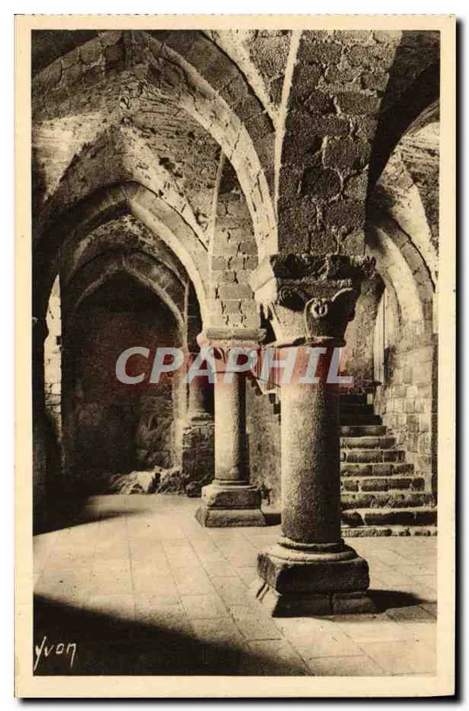 Krypta des Aquilon — Abtei Mont-Saint-Michel — Art Editions Yvon - Vorderseite