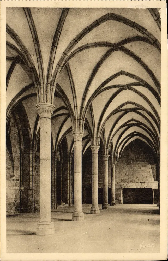 Mont Saint-Michel — Abtei - Gästezimmer (13. Jahrhundert) — Les Éditions d'Art Y. Ollier, Paris - Vorderseite