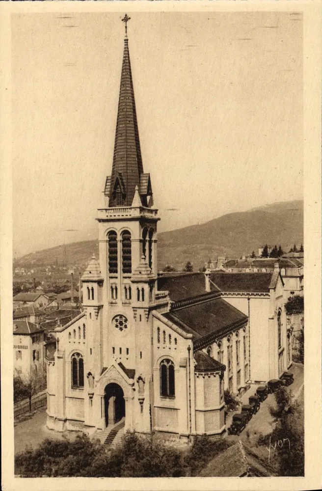 Aix-les-Bains — A Igreja — Edições de Arte Yvon - Frente