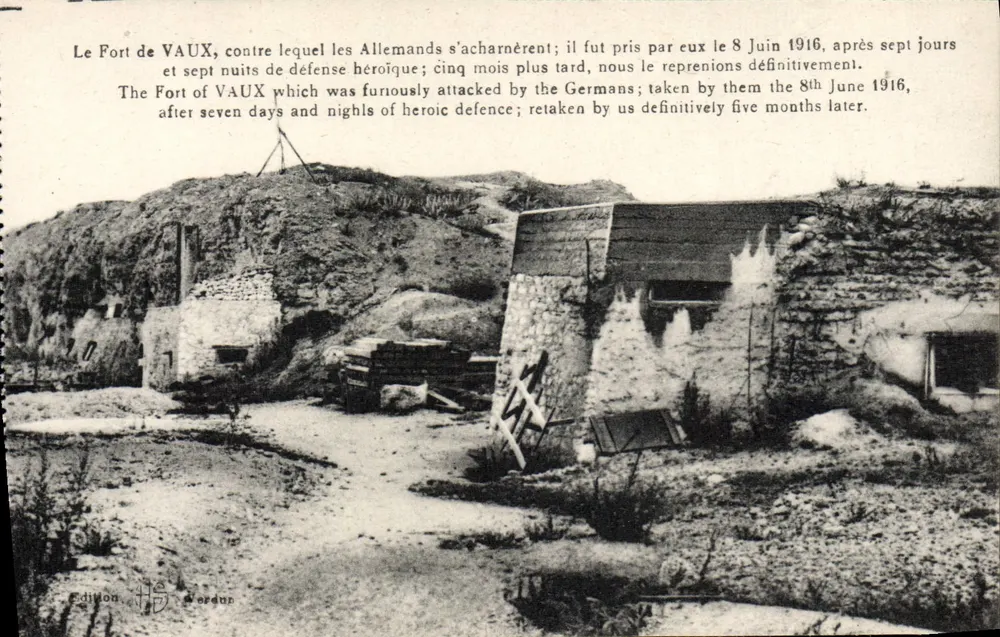 Forte de Vaux — Batalha de Verdun — Edição HS Bordur - Frente