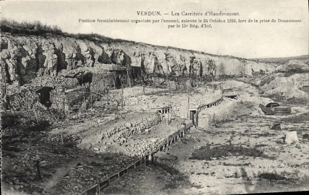 Verdun — Les Carrières d'Haudromont — Verlag H. D. C. Verneuil - Vorderseite