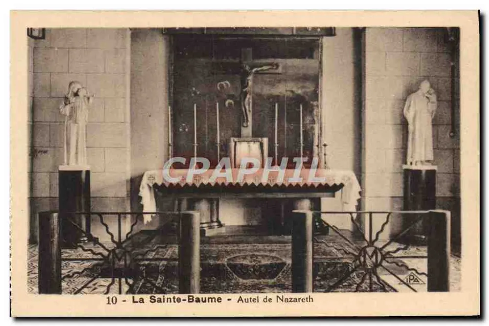 A Santa Bauma - Altar de Nazaré — editor PA, n° 10 - Frente