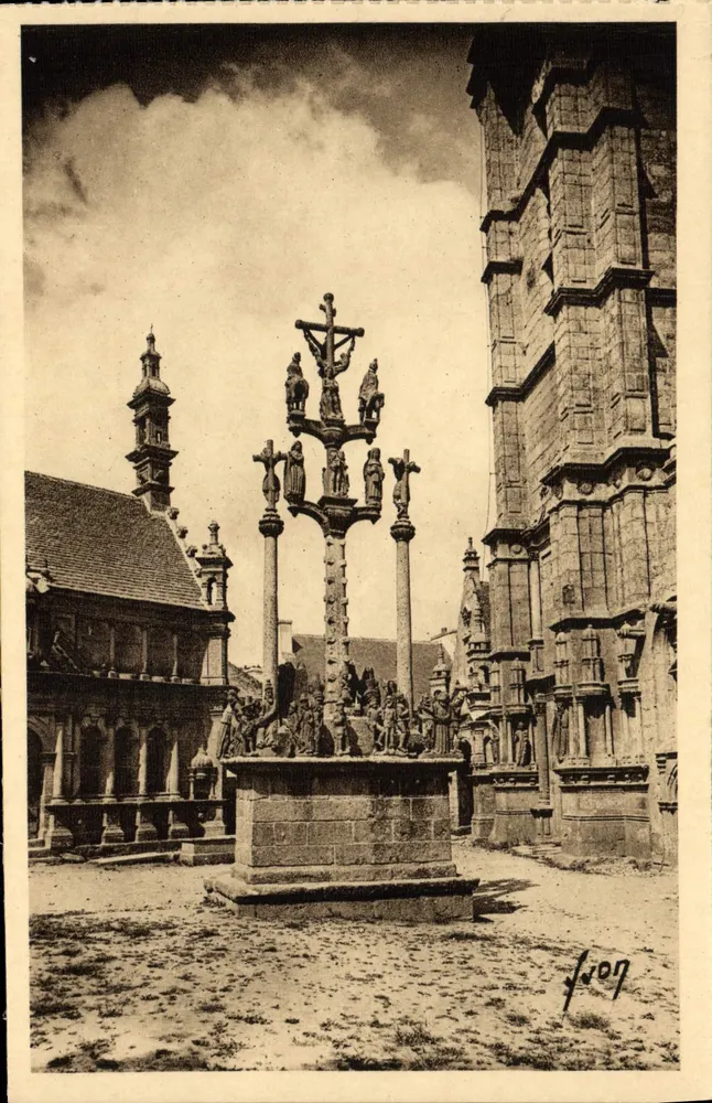 Saint-Thégonnec — Der Calvarienberg und das Ossarium (17. Jahrhundert) — Les Éditions d'Art VVIIe, Paris - Vorderseite