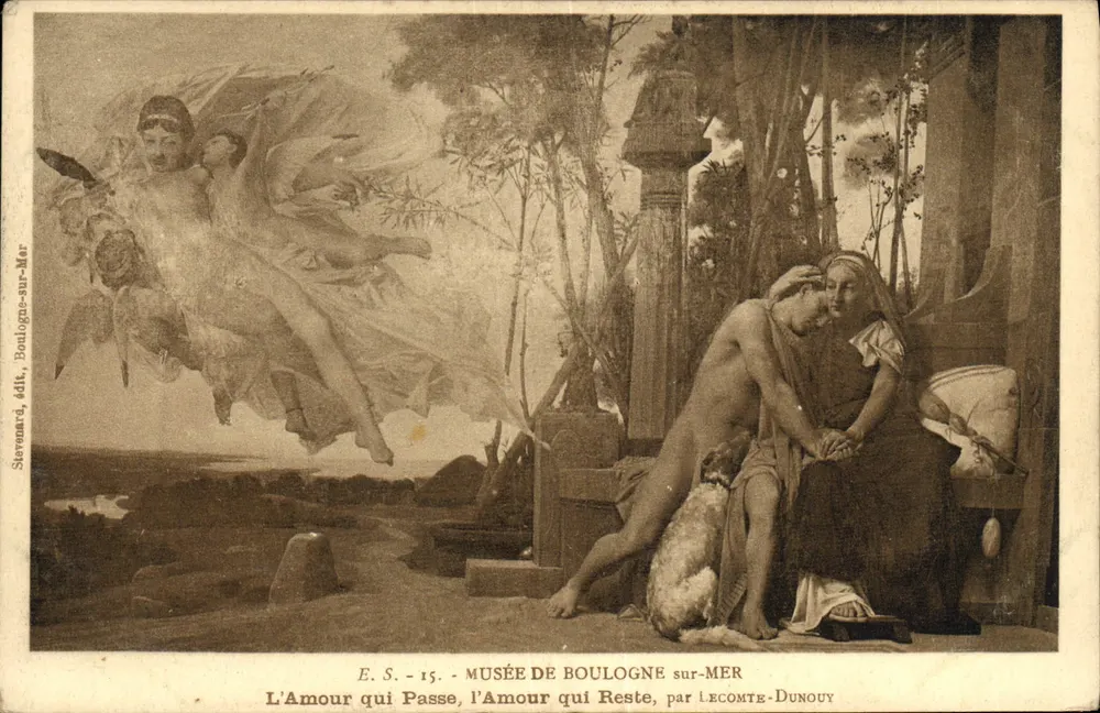Die Liebe, die vergeht, die Liebe, die bleibt — Museum von Boulogne-sur-Mer — von L'ÉCOMTE-DUNOUY — Verlag Stevannard, Boulogne-sur-Mer - Vorderseite