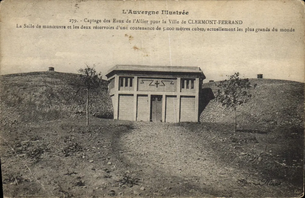 Clermont-Ferrand — Captage des Eaux de l'Allier — éditeur L'Auvergne Illustrée n°279 - Frente
