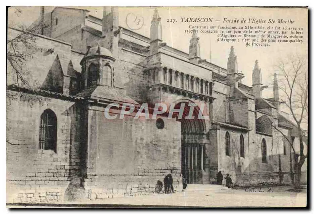 Tarascon — Fachada da Igreja Santa-Martha — Coll. L. A. - Frente