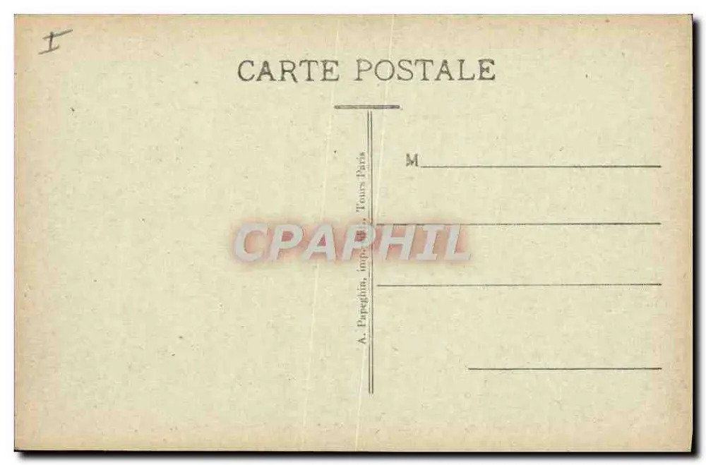 Tours (Indre-et-Loire) — A Igreja N.-D. Lariche lado Sudoeste — A. P. — n°12 - Verso