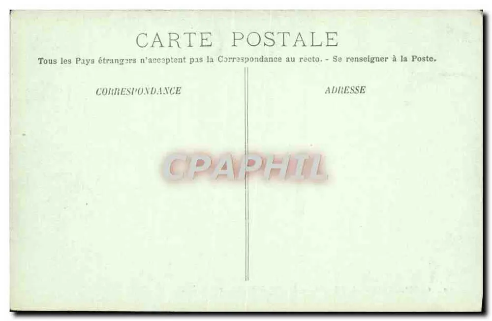 Compiègne — O Castelo — A Fachada sobre o Parque — LL. - Verso