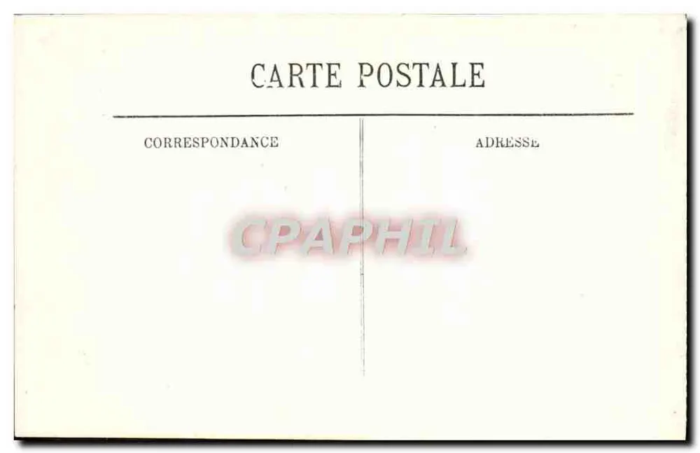 Compiègne — Blick auf den Park von der Schloss-Terrasse aus — LL - Rückseite