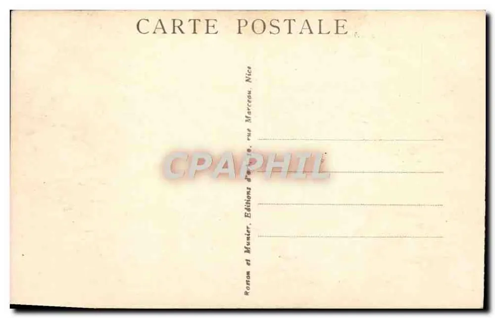 A Gruta do Jardim Albert Ier — Nice — Éditions Ronan et Monter - Verso