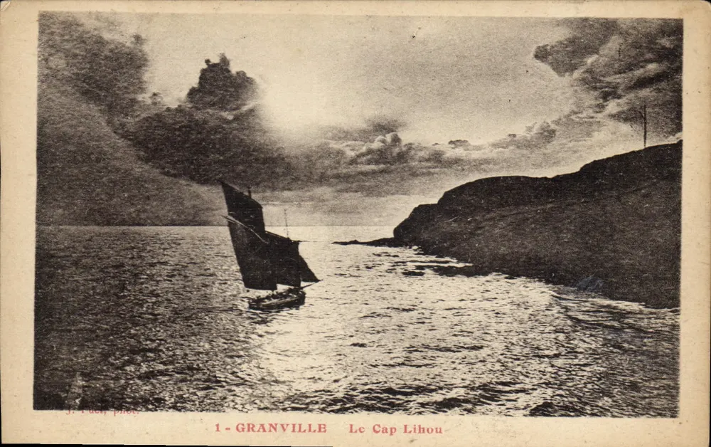 Granville — O Cabo Lihou — J. Fuché fot. - Frente