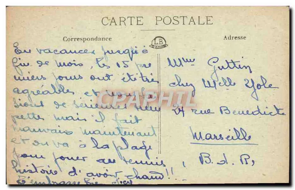 Granville — O Cabo Lihou — J. Fuché fot. - Verso