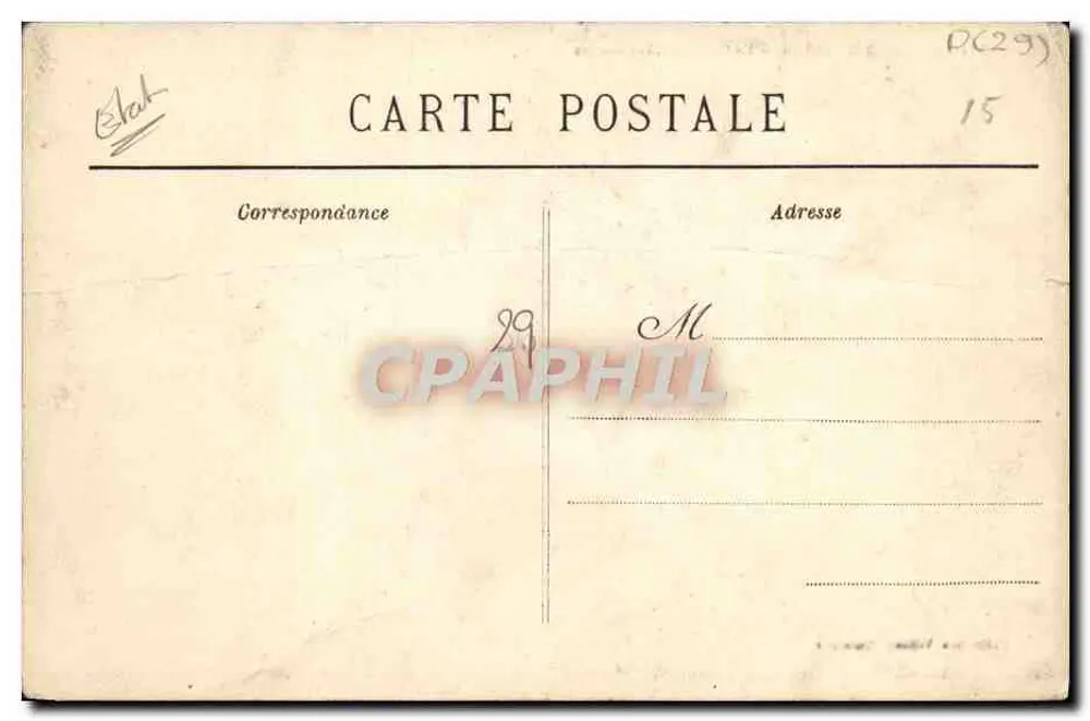 Pleugastel-Daculas — La Cueillette des Fraises — éditeur anonyme, n° 399 - Rückseite