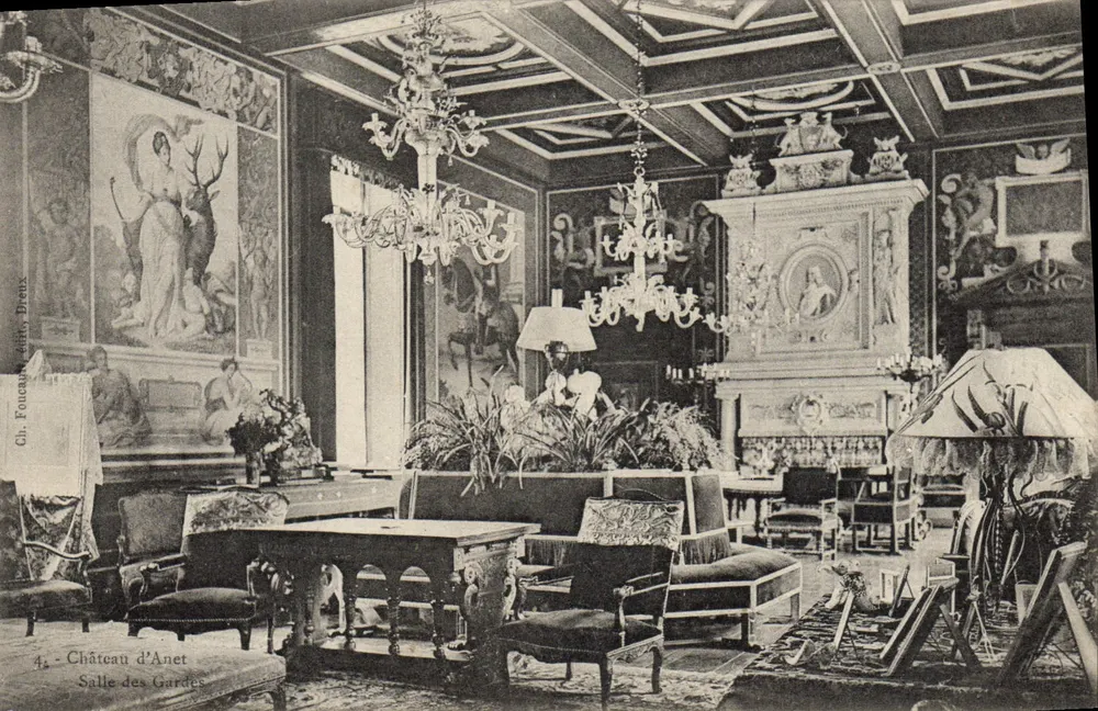 Schloss Anet — Salle des Gardes — Ch. Foncau, Drenx - Vorderseite