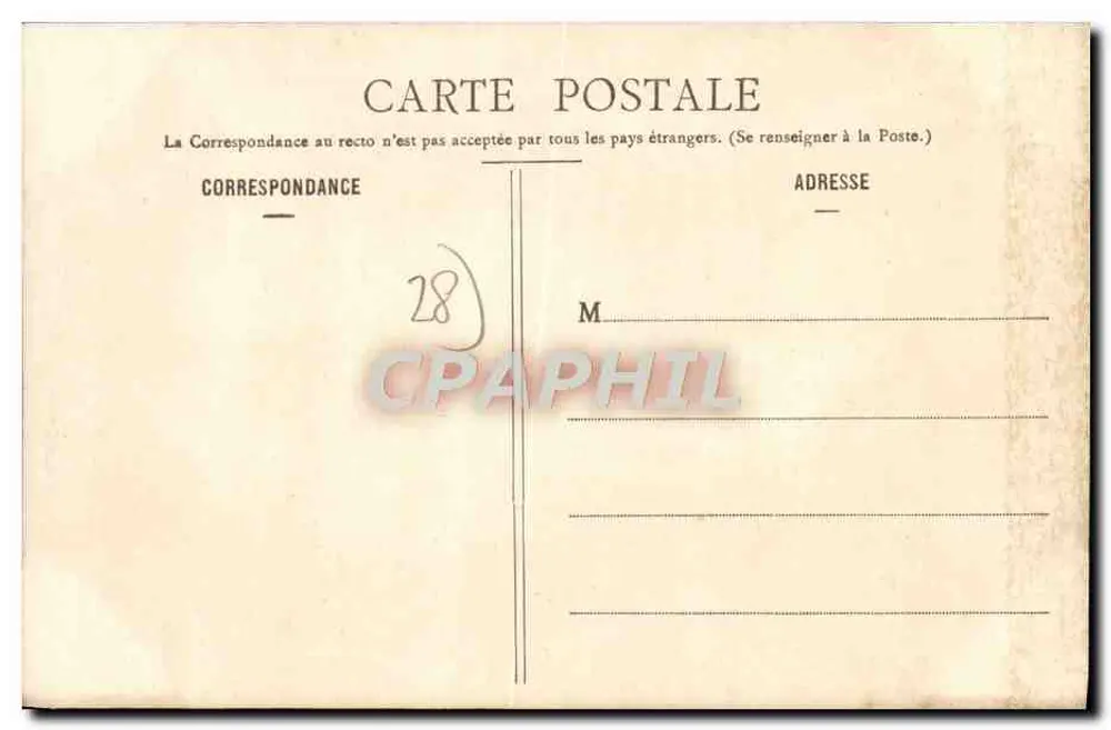 Castelo de Anet - Interior da Capela — Ch. Foteau, editor, Drancy - Verso