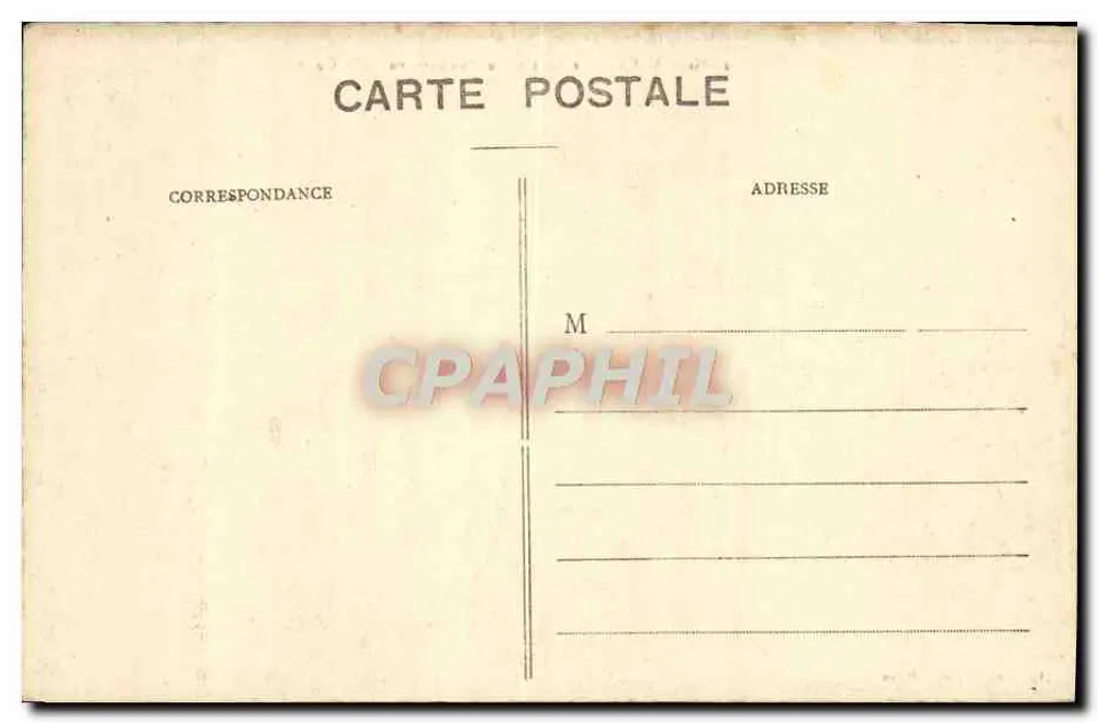 Anet - Der Schlossportal, vom Hof aus gesehen — Ch. Foucault, Verleger, n° 26 bis - Rückseite