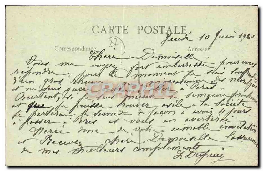 Innenansicht der Kirche - Kleine Kirche, Südseite — Gisors (Eure) — Bourgeix, Verlag, Gisors, Nr. 34 - Rückseite