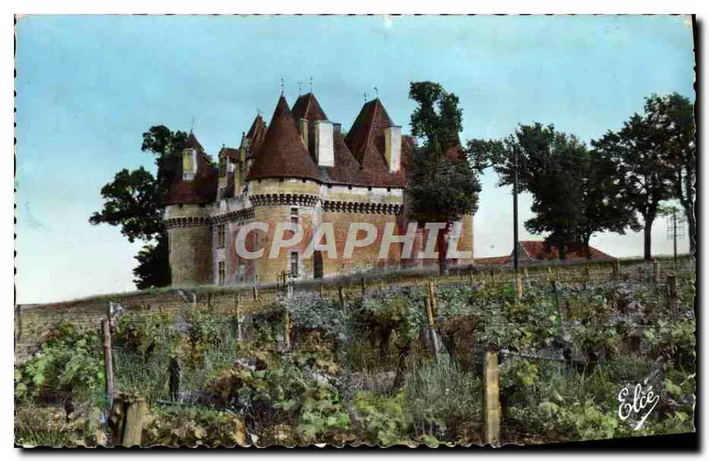 Castelo de Morbacillac — Arredores de Bergerac (Dordogne) — Editor Élié, n° 5.501 - Frente