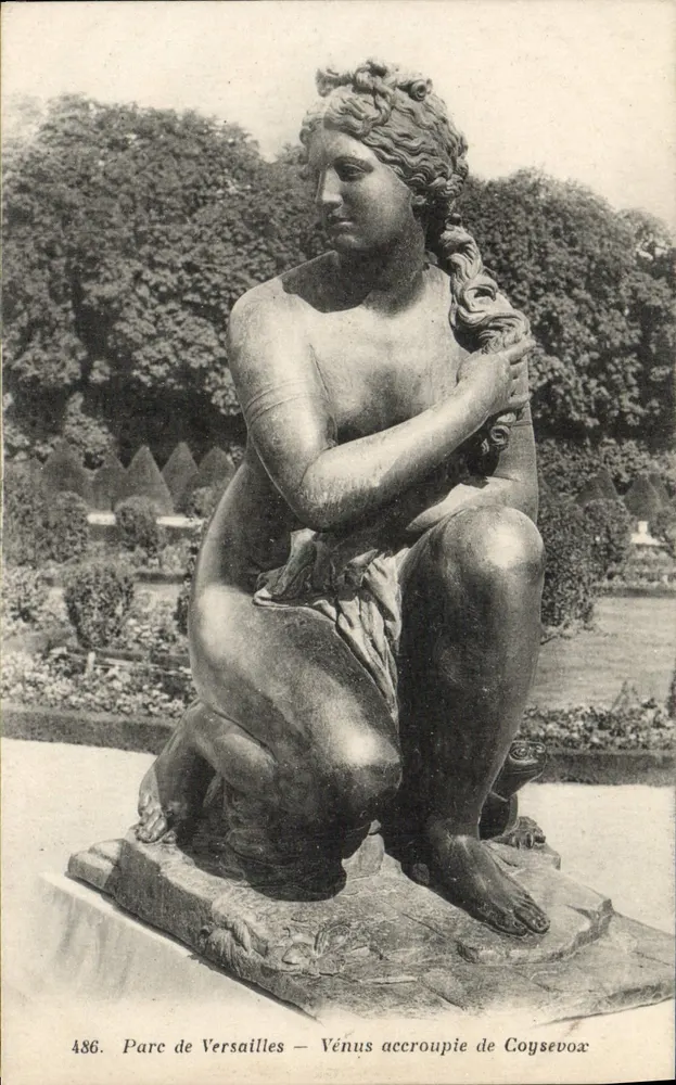 Parc de Versailles — Geknickte Venus von Coysevox — n° 486 - Vorderseite