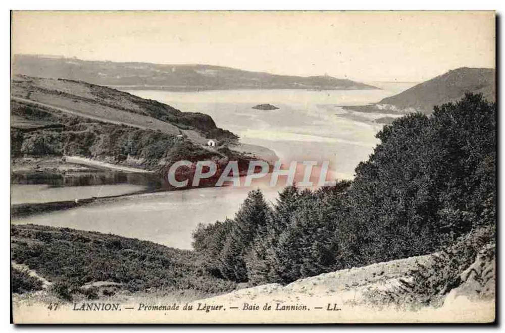 Lannion — Promenade du Léguer — Bucht von Lannion — LL. — N° 47 - Vorderseite