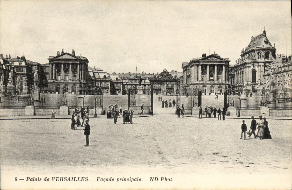 Palácio de VERSAILLES — Facha principal — ND Fot. n°8 - Frente