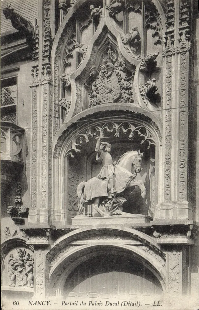 Nancy — Portal do Palácio Ducal (Detalhe) — LL. n°60 - Frente