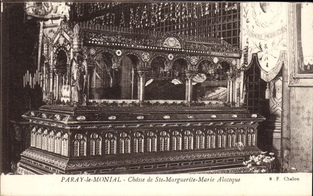 Paray-le-Monial — Reliquiar der hl. Marguerite-Marie Alacoque — F. Chalon, n°8 - Vorderseite