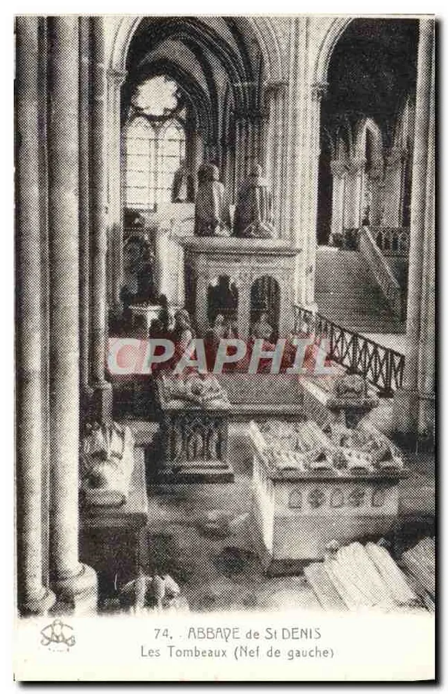 Abadia de São Denís — Os Túmulos (Nef da Esquerda) — Fototipia « A. J. A. » Paris - Frente