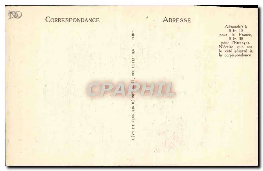 O Mont-Saint-Michel — A Basílica. O Coro — Editor Lévy e Neurdein, n° 91 - Verso