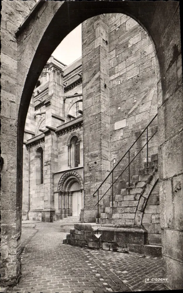 Langres (Haute-Marne) — Um canto medieval — A Coruja, ed. Talleyrand André Leconte - Frente