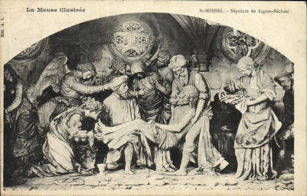 St-Mihiel — Sepulcro de Ligier-Richier — A Meuse ilustrada - Frente