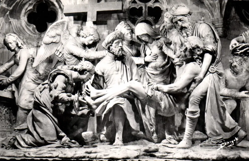 Saint-Mihiel - Kirche Saint Étienne — Das Grabmal, Werk von Ligier-Richier, 16. Jahrhundert - Vorderseite