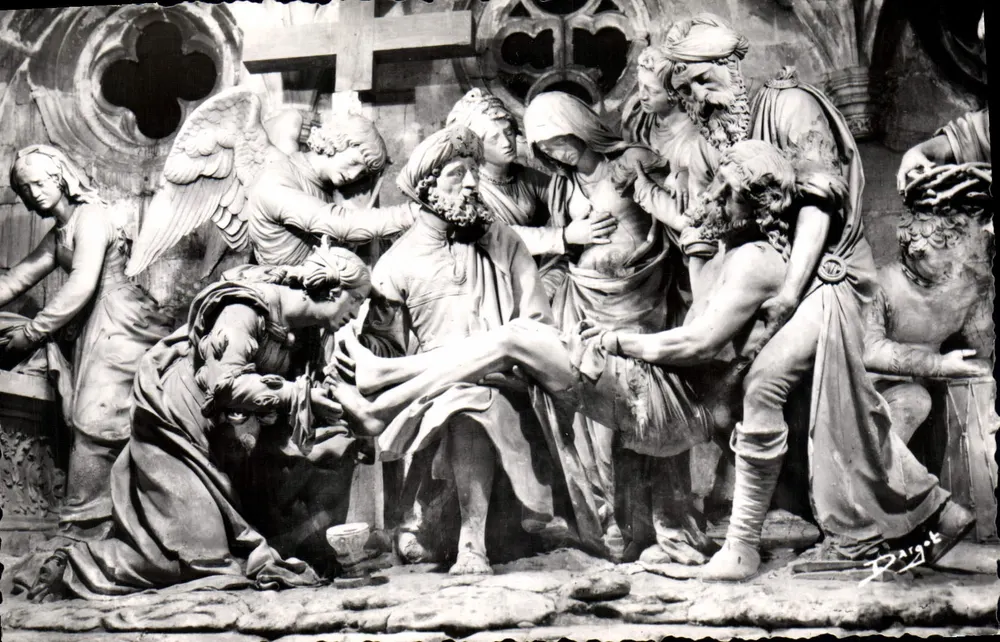 Saint-Mihiel — Das Grab — Werk von Ligier-Richier, 16. Jahrhundert — Imp. R. Brochard, Saint-Mihiel - Vorderseite